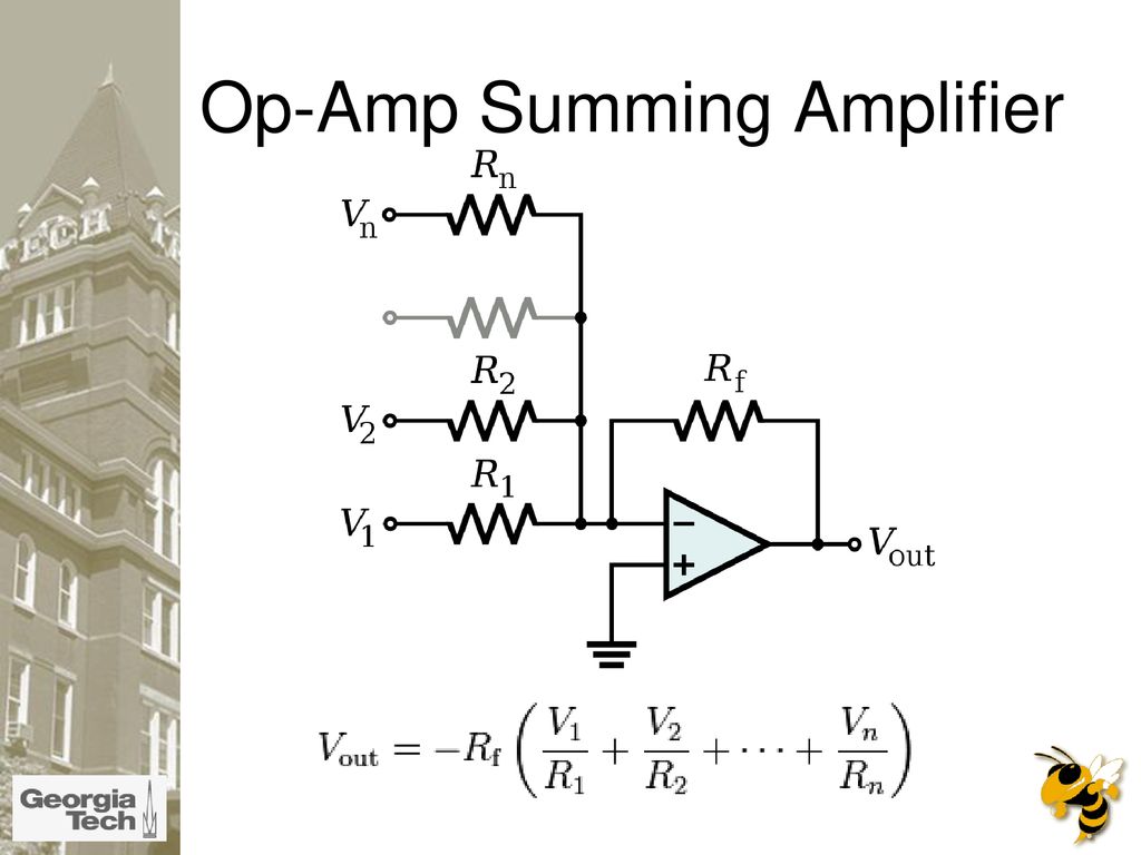 op amp investing summing amplifiers